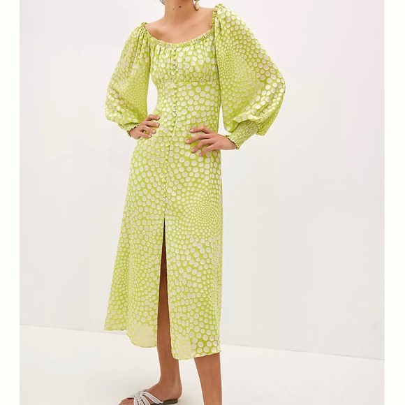 New Anthropologie Meryl MIDI Dress Size M - Picture 5 of 14